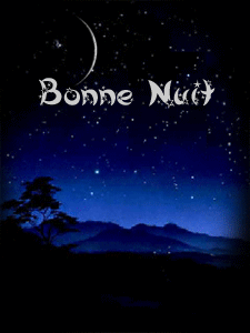 gif animé bonne nuit étoile
